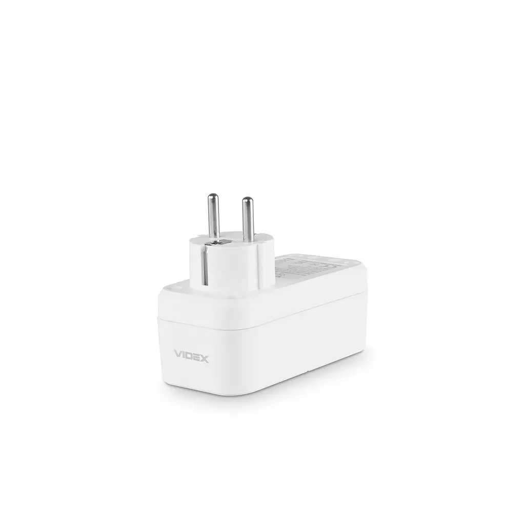 Мережевий адаптер VIDEX ONCORD з/з 1п 2.4A 2USB+USB-C White VIDEX (27697-000) - фото 6