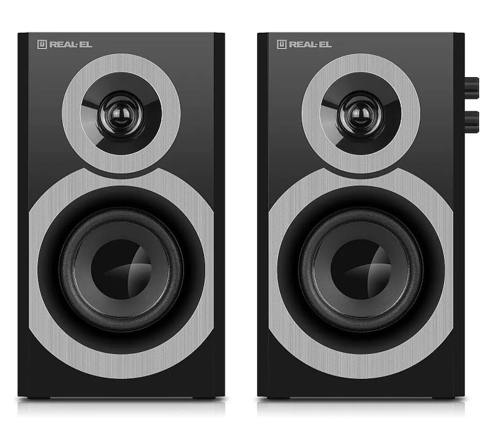 Компьютерные колонки 2.0 REAL-EL RS245 20Вт Black - фото 3