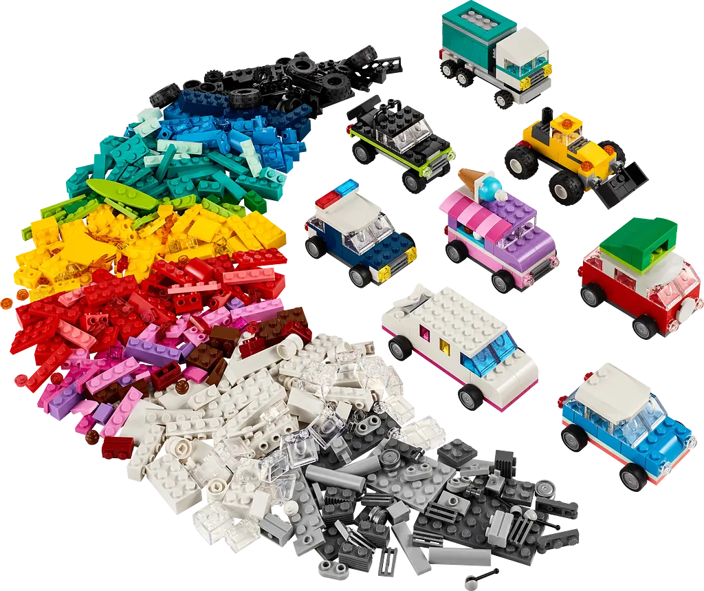 Конструктор LEGO Classic Творчі транспортні засоби 900 деталей (11036) - фото 2