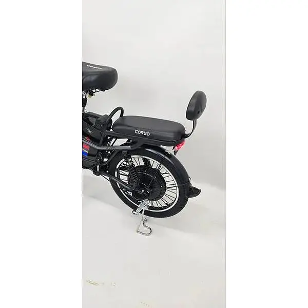 Електровелосипед Corso двомісний 500W 48V 16Ah чорний - фото 4