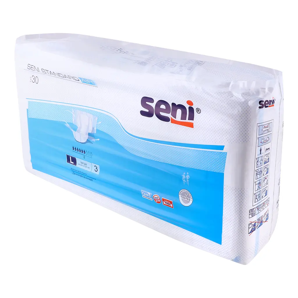 Підгузки для дорослих Seni Standard Air L 30 шт. - фото 3