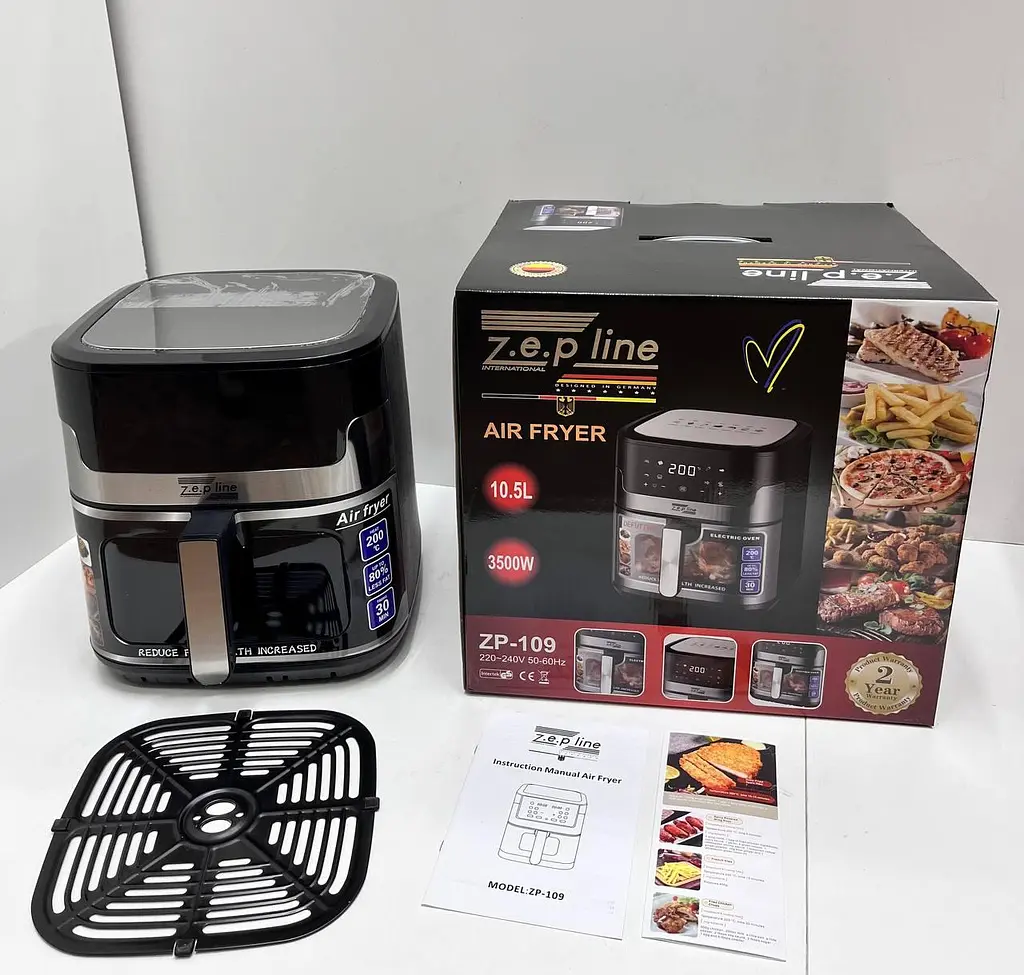 Багатофункціональна фритюрниця Zepline 10.5 л 3500 Вт ZP-109 - фото 2