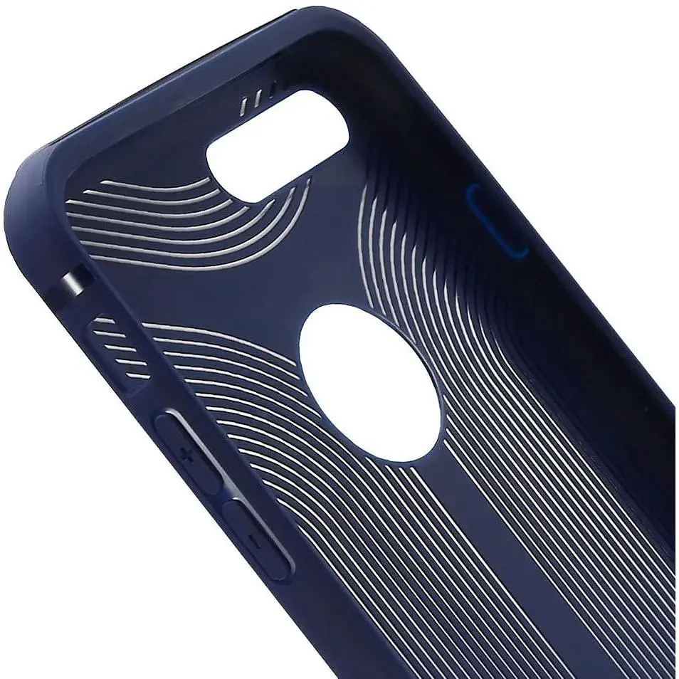 Чехол-накладка Baseus Hermit Bracket Case iPhone 7 Plus Dark Blue - фото 4