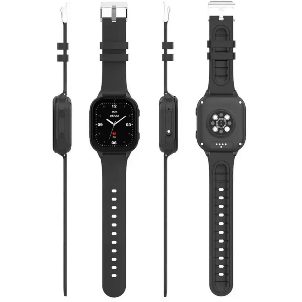 Дитячий смарт-годинник Wonlex KT19 PRO Max годинник-телефон з відеодзвінком GPS WI-FI і SIM-картою Black (19131) - фото 5