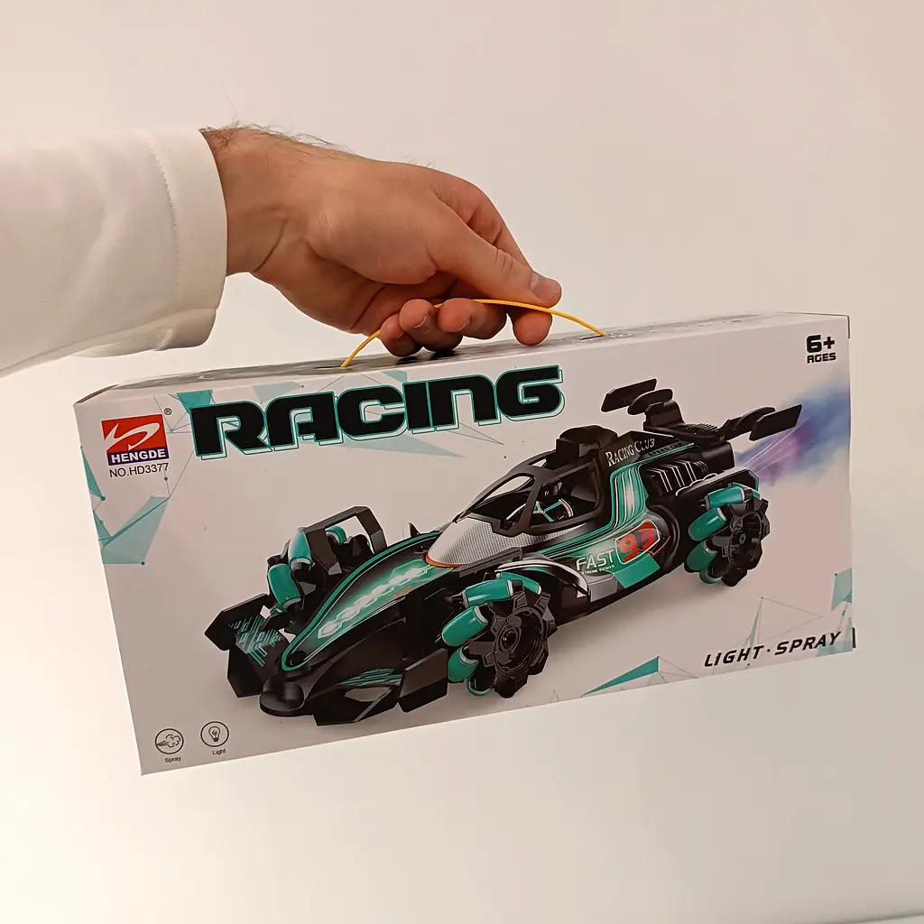 Машинка на радиоуправлении Racing Стиль Формула-1, пускает пар, светится - фото 15