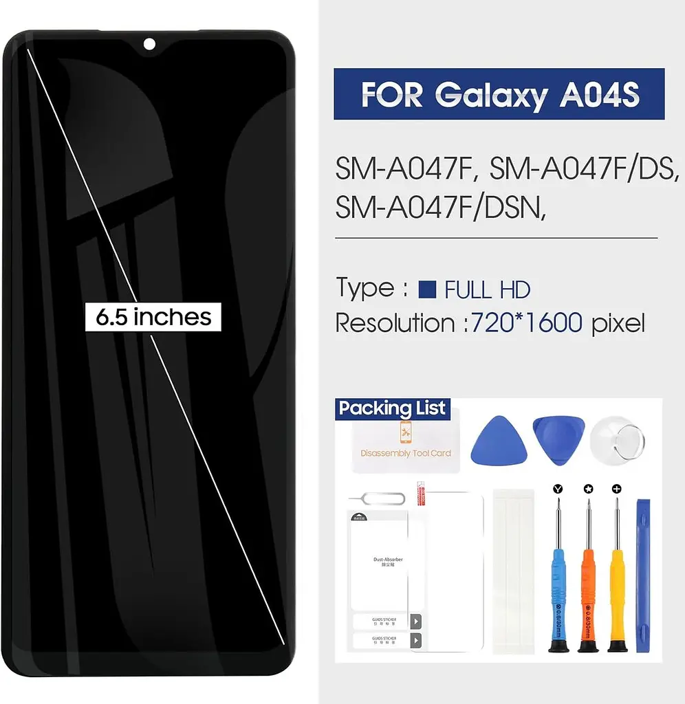 Екран Atwist для РК-дисплея Samsung Galaxy A04s A047 — для Samsung Galaxy A04s LCD Touch Digitizer SM-A047F SM-A047F/DS SM-A047M - фото 4