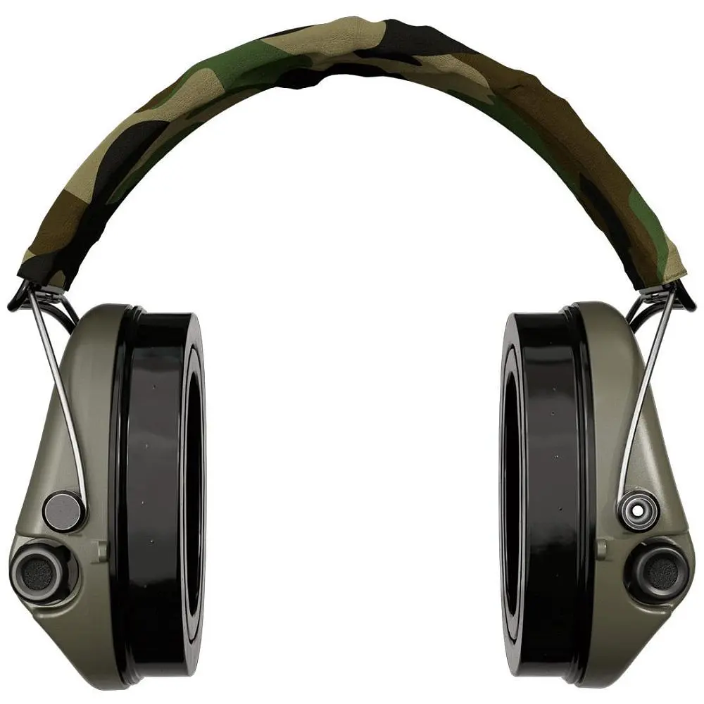 Активні навушники для стрільби Sordin Supreme Pro-X LED Olive з LED-ліхтариком (75302-X-07-S) - фото 3