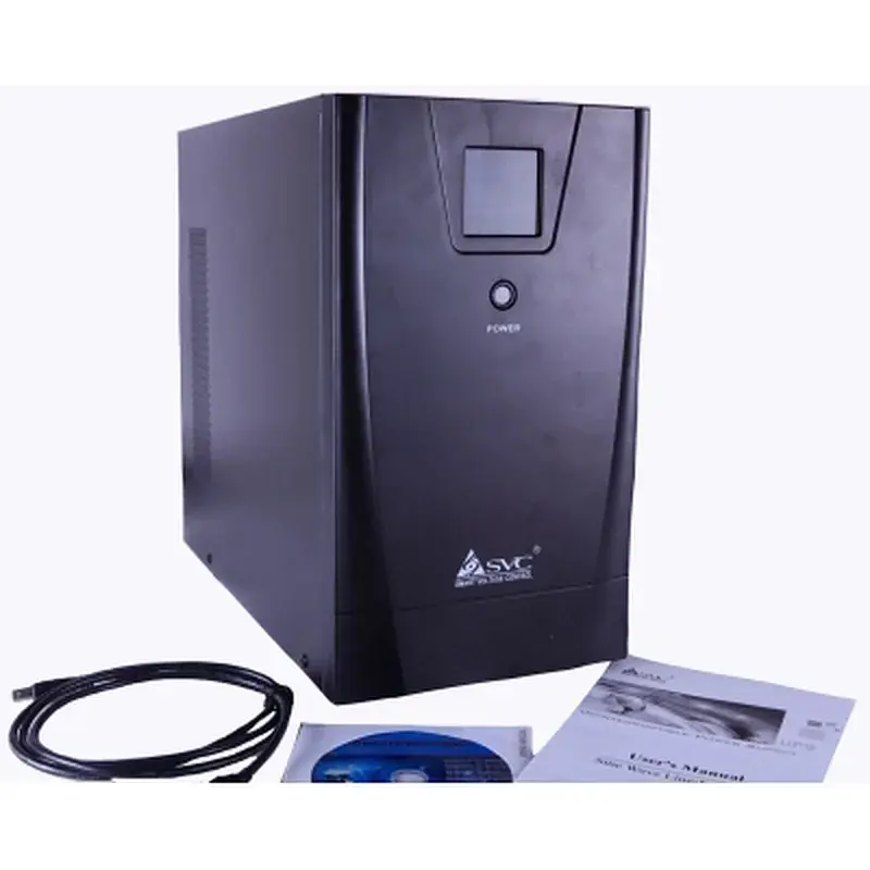 Пристрій безперебійного живлення SVC SL-3KS-LCD 3000VA (SL-3KS-LCD) - фото 3