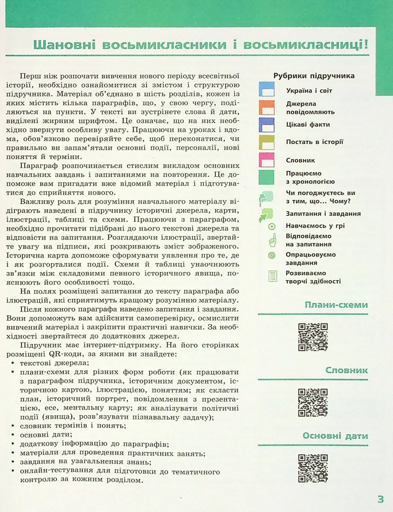 Всесвітня історія. 8 клас - фото 2