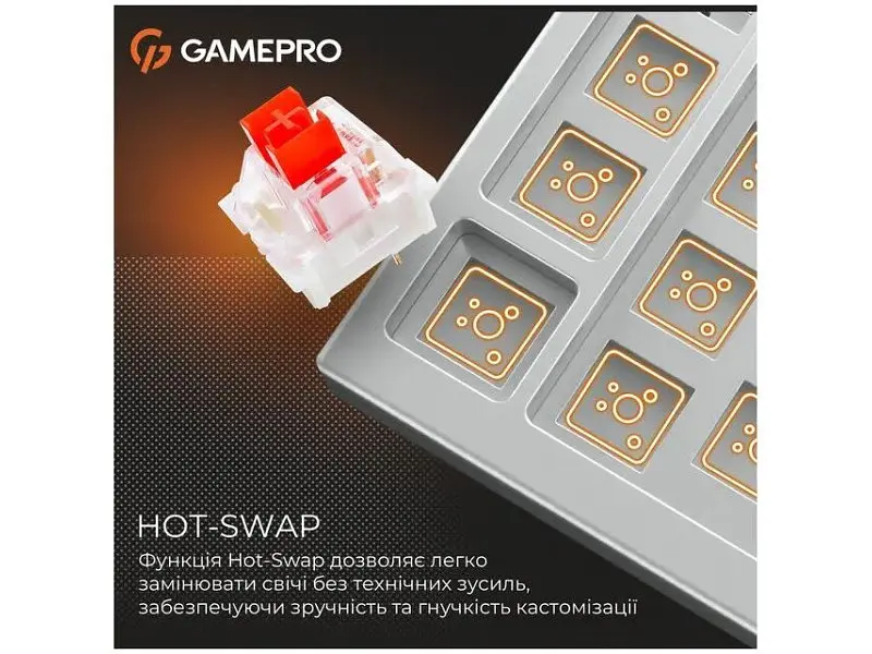 Клавіатура GamePro Genesis Metallic (MK144G) - фото 9