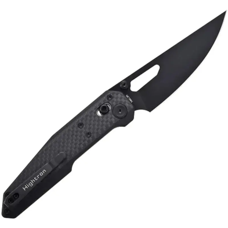 Ніж Hightron Sharplyn, 14C28N, G10 + CF, чорний, чорний клинок (HK01BLK) - фото 3