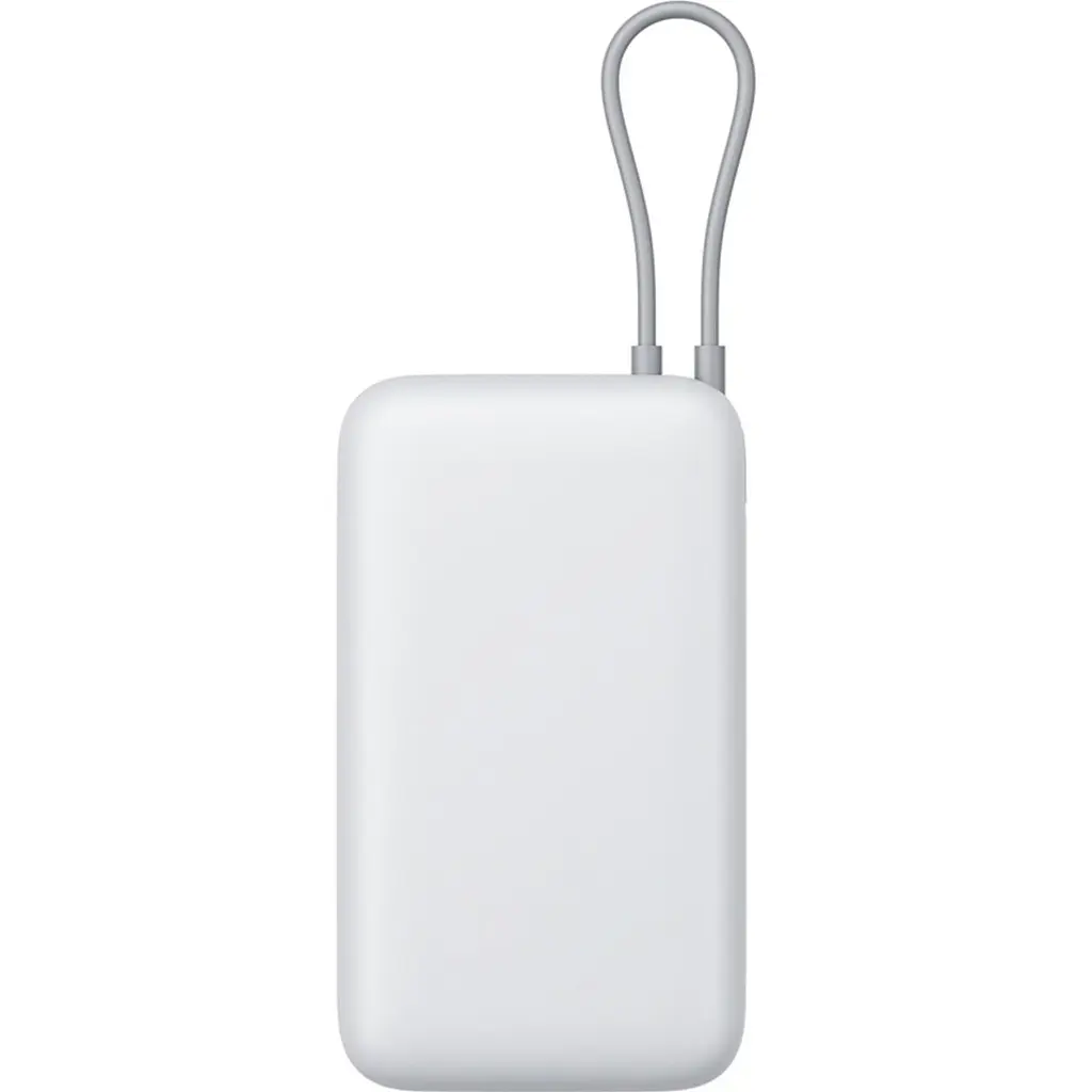 Зовнішній акумулятор Xiaomi Power Bank Integrated Cable 20000 mAh 22.5W Light Grey (BHR9738GL) - фото 2