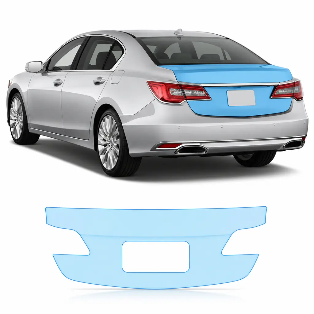 Антигравійна захисна бронеплівка за лекалами для Acura RLX I 2014-2017 - зона кришки багажника