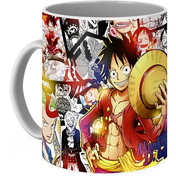 Кружка GeekLand Большой куш One Piece экшен OP.02.010 330 мл белая - фото 2