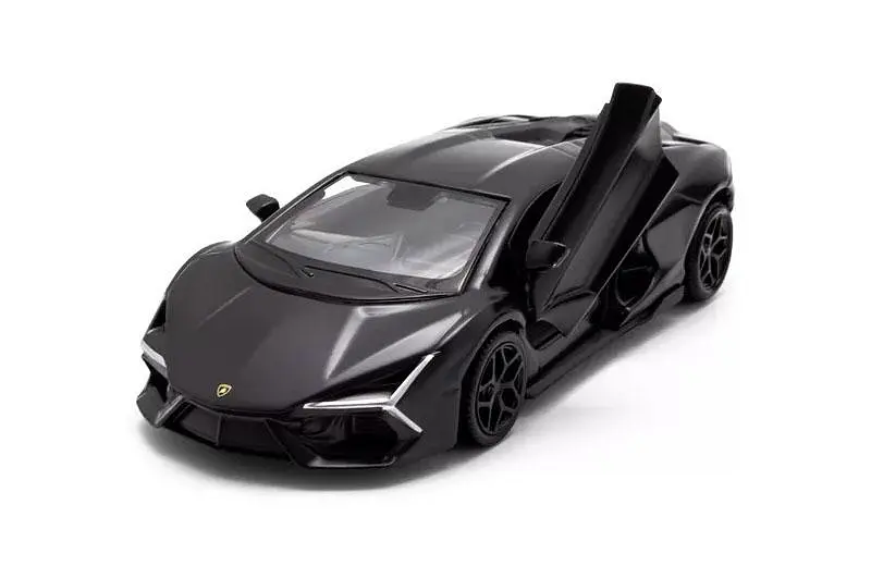 Іграшкова машинка гоночна Lamborghini Revuelto TechnoDrive 250934UBl матовий чорний колір - фото 5