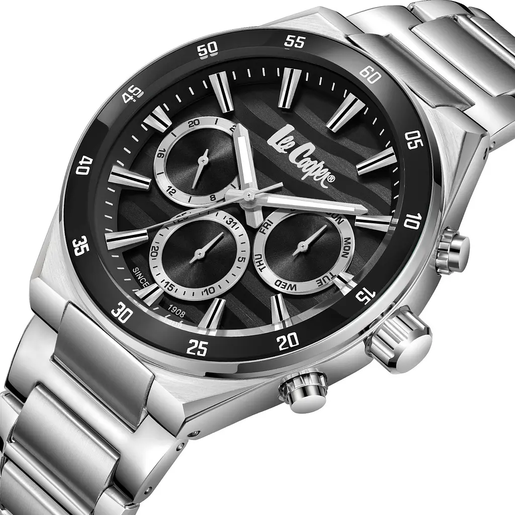 Наручний годинник чоловічий Lee Cooper Hit Silver Сріблястий (3440) - фото 2