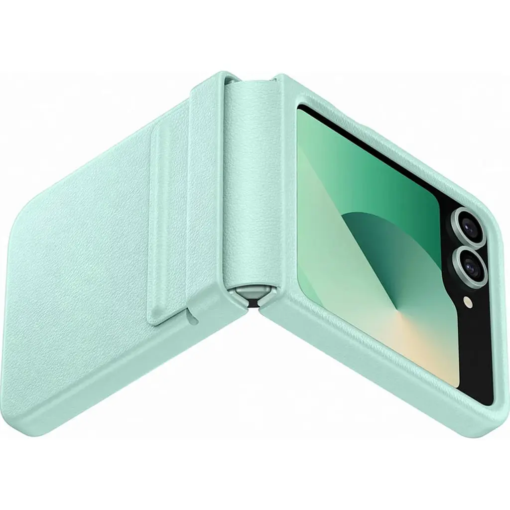 Чохол Epik Leather Case для Samsung Galaxy Flip6 Turquoise AAA [113354] - фото 3