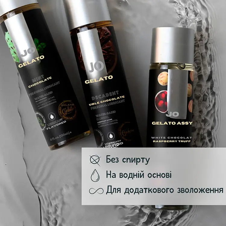Лубрикант System JO Gelato зі вкусом м'ятно-шоколадного морозива 30 мл (796494410226) - фото 3