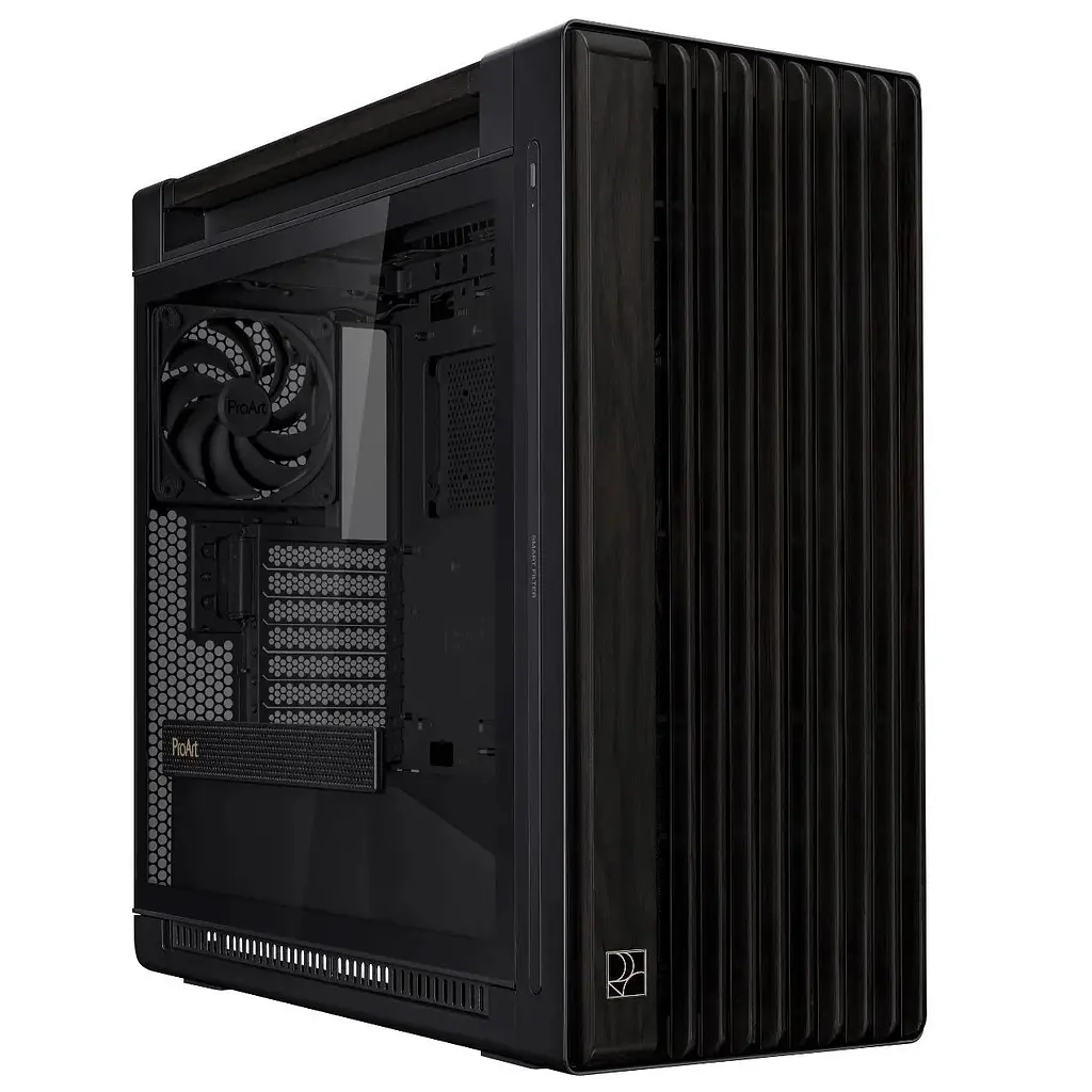 Корпус Asus ProArt PA602 Wood Edition Tempered Glass без БЖ (90DC00J0-B09010)
