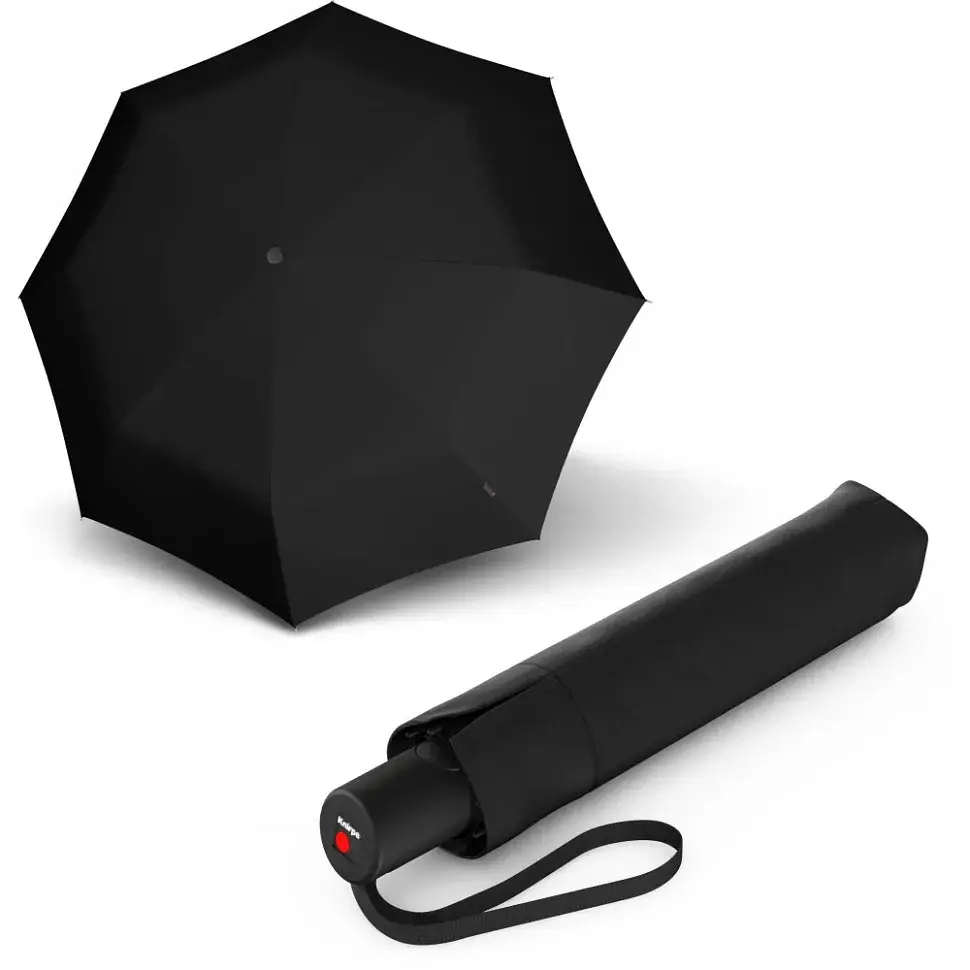Парасоля складана Knirps A.200 Medium Duomatic Black