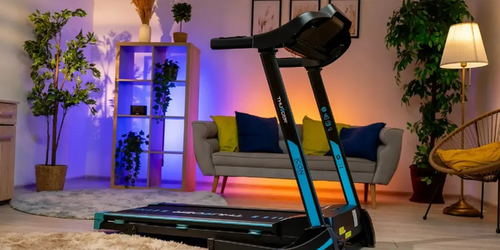 Беговая дорожка THUNDER ICON-BLUE - фото 3