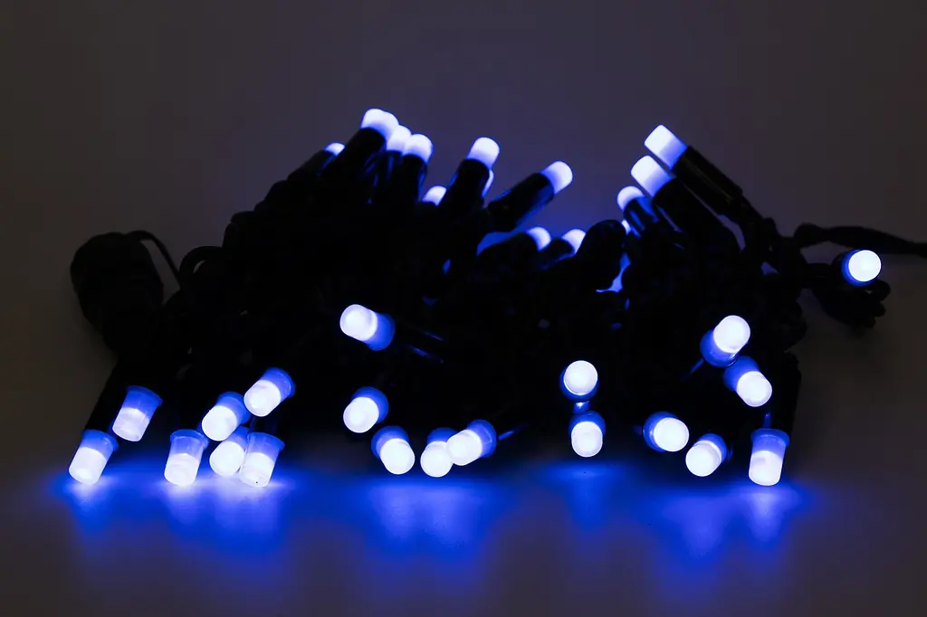 Светодиодная новогодняя гирлянда Devilon удлинитель IP44 LED 4 м 40 л синий (040537) - фото 2