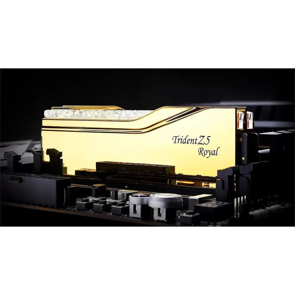 Модуль пам'яті DDR5 G.Skill Trident Z5 Royal 2x32GB 6000MHz Gold (F5-6000J2836G32GX2-TR5G) [148625] - фото 4