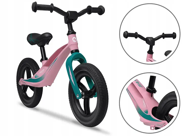 Біговел Lionelo Bart Tour pink bubblegum, рожевий (LO.BT03) - фото 6