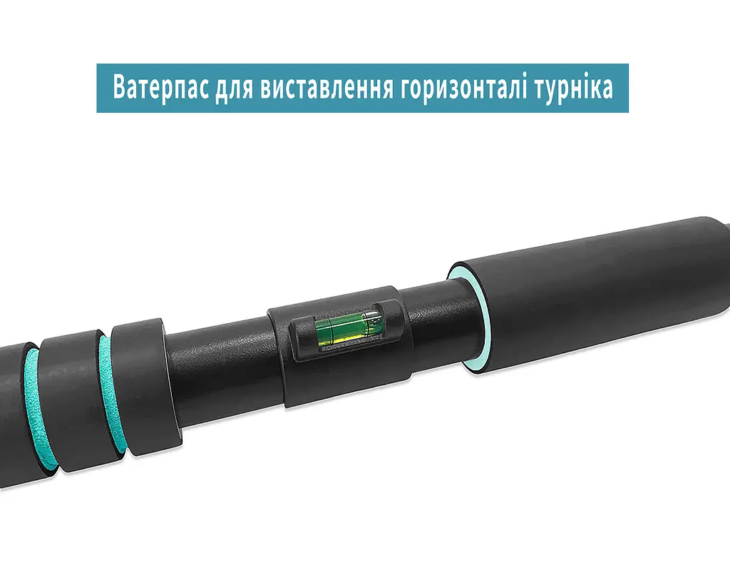 Розсувний розпірний турнік EasyFit BlueGymBar 70-95 см - фото 7
