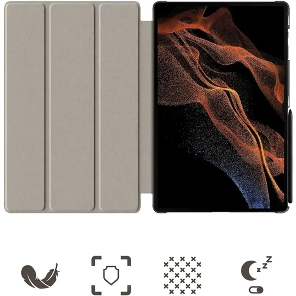 Чохол-книжка ArmorStandart Smart Case для Samsung Tab S8 Ultra / S9 Ultra / S10 Ultra Black (ARM61445) [121644] - фото 3