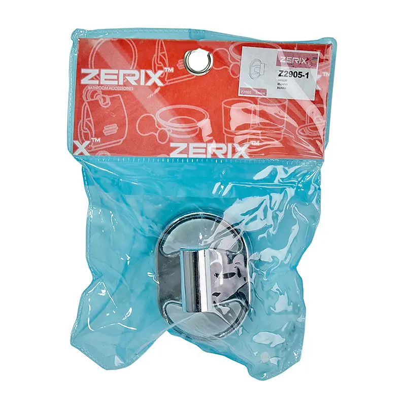 Крючок Zerix Z2905-1 ZX0277, Хром - фото 2