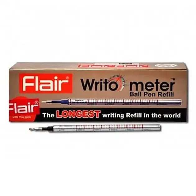 Стрижень кульковий FLAIR для ручки Writo-meter чорний (10 КМ) (50)