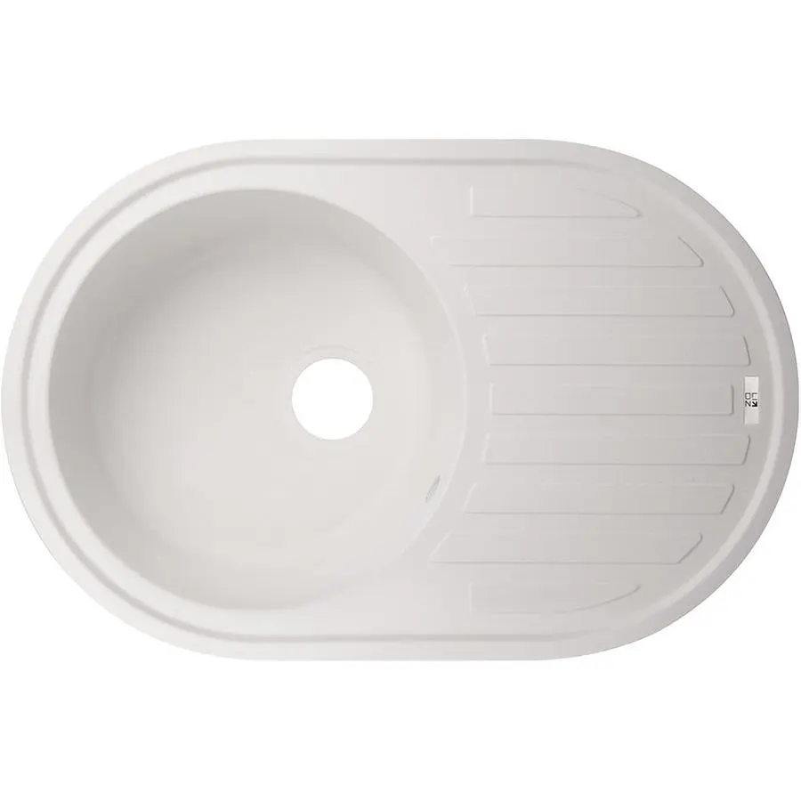 Кухонна мийка Lidz 780x500/200 WHI-01 біла (LIDZWHI10780500200) - фото 1
