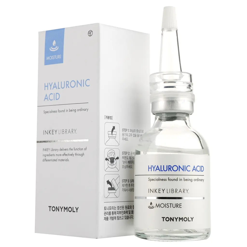 Сиворотка для обличчя Tony Moly Inkey Library Hyaluronic Acid Ampoule, з гіалуроновою кислотою, 30 мл - фото 2