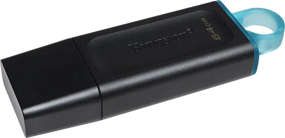 USB Flash накопичувач Kingston 64GB DataTraveler Exodia USB 3.2 black/teal (DTX/64GB) - фото 3