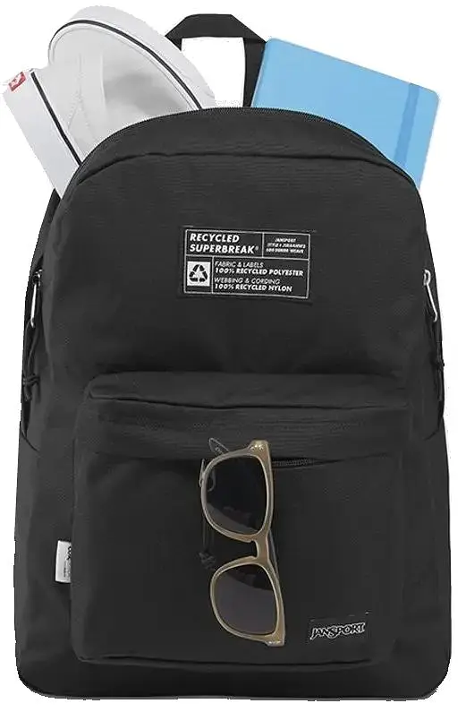 Рюкзак міський JanSport Superbreak 26 л Чорний (JS0A4NW2008) - фото 5