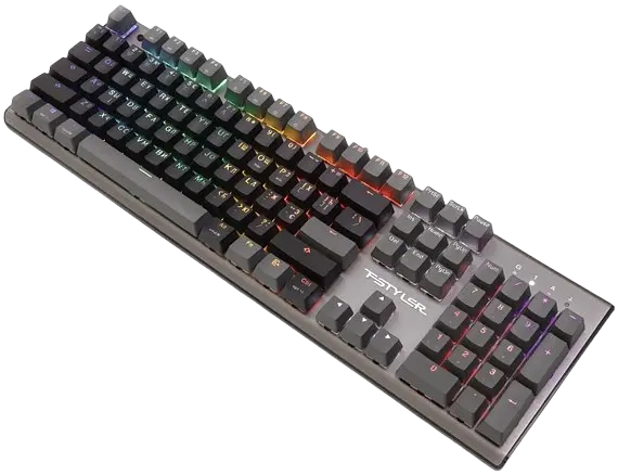 Клавіатура A4Tech Fstyler FS100 RGB Stone Black