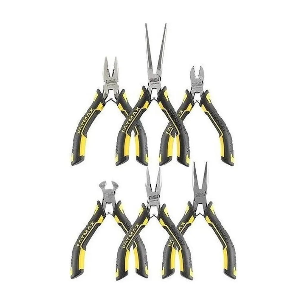 Набір мініплоскогубців і кусачок Stanley FatMax 6 шт. (FMHT0-80541)