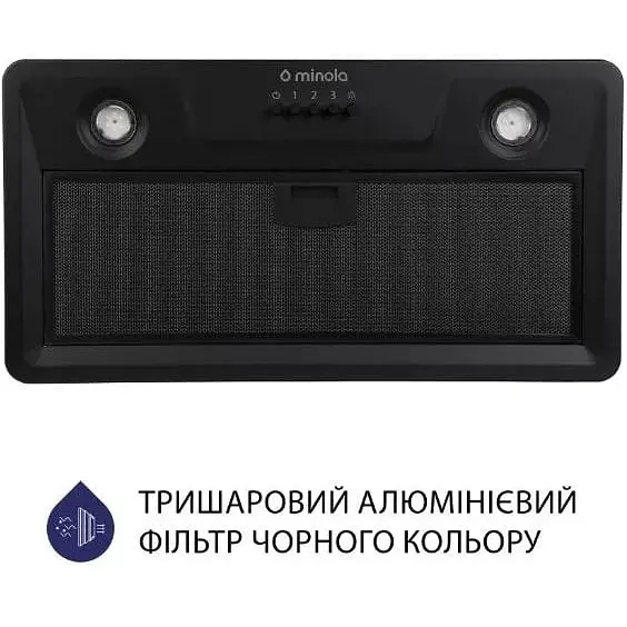 Витяжка вбудована Minola HBI 52022 BL 700 LED - фото 2
