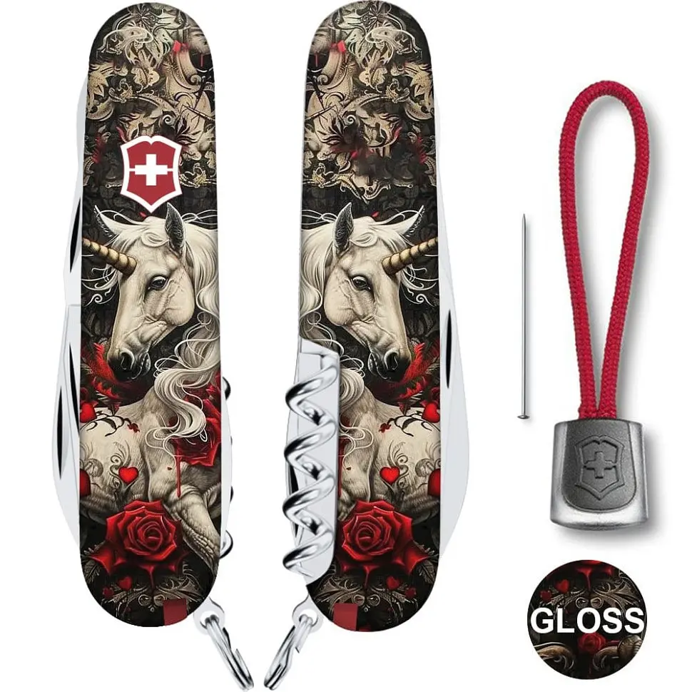 Складаний ніж Victorinox CLIMBER ZODIAC Чарівний эдиноріг 1.3703.7.Z5240pk - фото 3