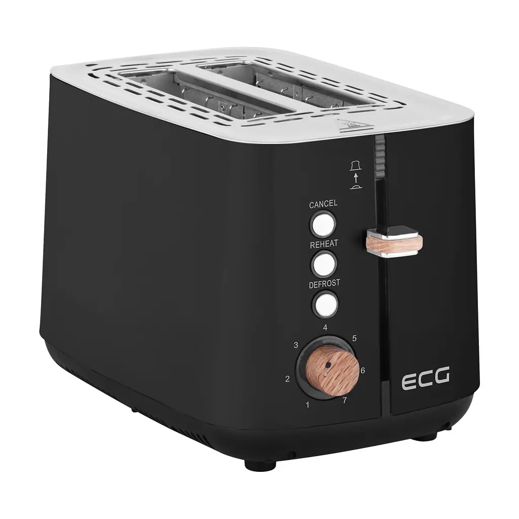 Тостер ECG ST 2768 Timber Black