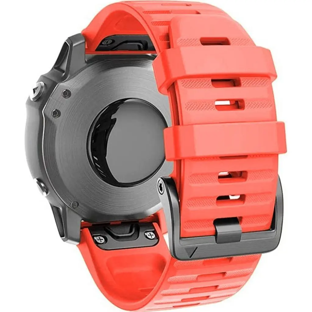 Ремінець ArmorStandart Silicon для Garmin 20mm Coral Red (ARM87730) [141552] - фото 3