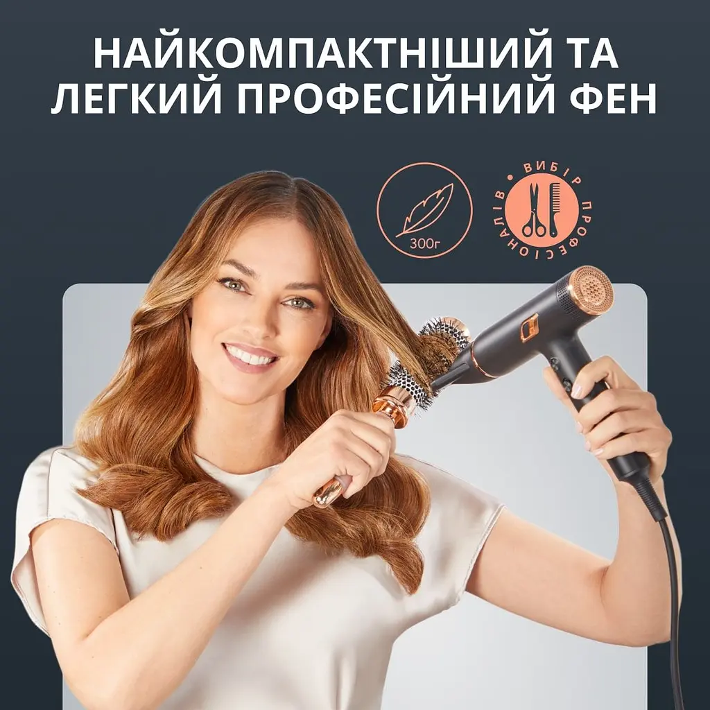 Фен Rowenta T-Shape Maestria Nano 1700 Вт чорний (HY8310F0) - фото 16