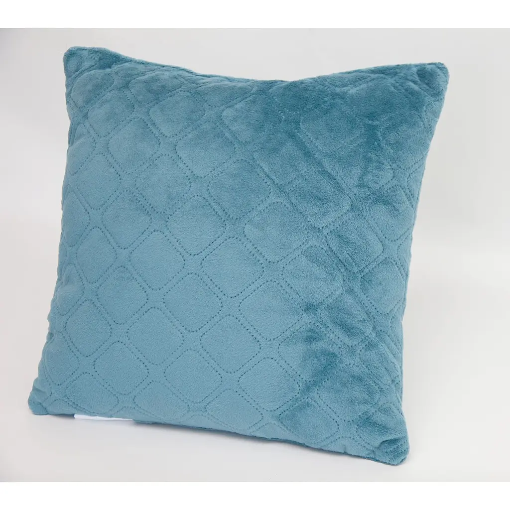 Подушка декоративная ТЕП Velour 40х40 см синяя (3-00437_23497) - фото 4