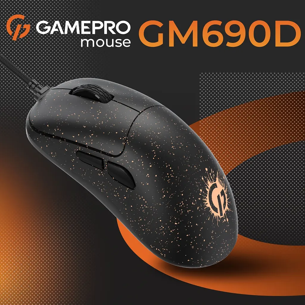 Миша GamePro ігрова чорна (GM690D) - фото 14