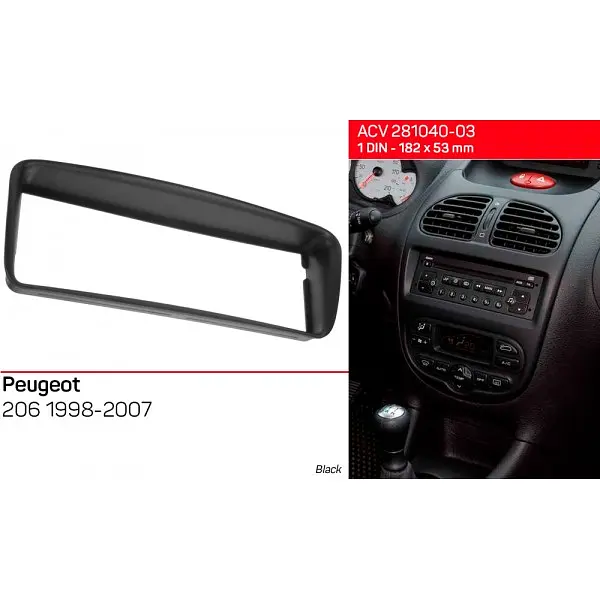 Переходная рамка Peugeot 206 ACV 281040-03 - фото 5