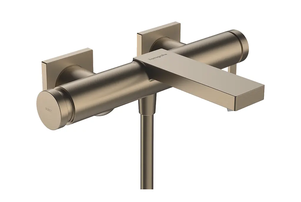 Змішувач для ванни Hansgrohe Tecturis E brushed bronze 73420140