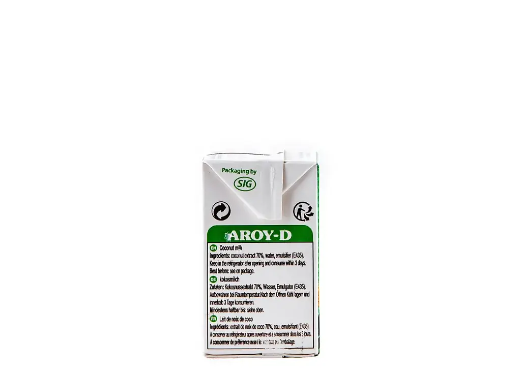 Кокосовое молоко Aroy-D 70% 150 мл - фото 3