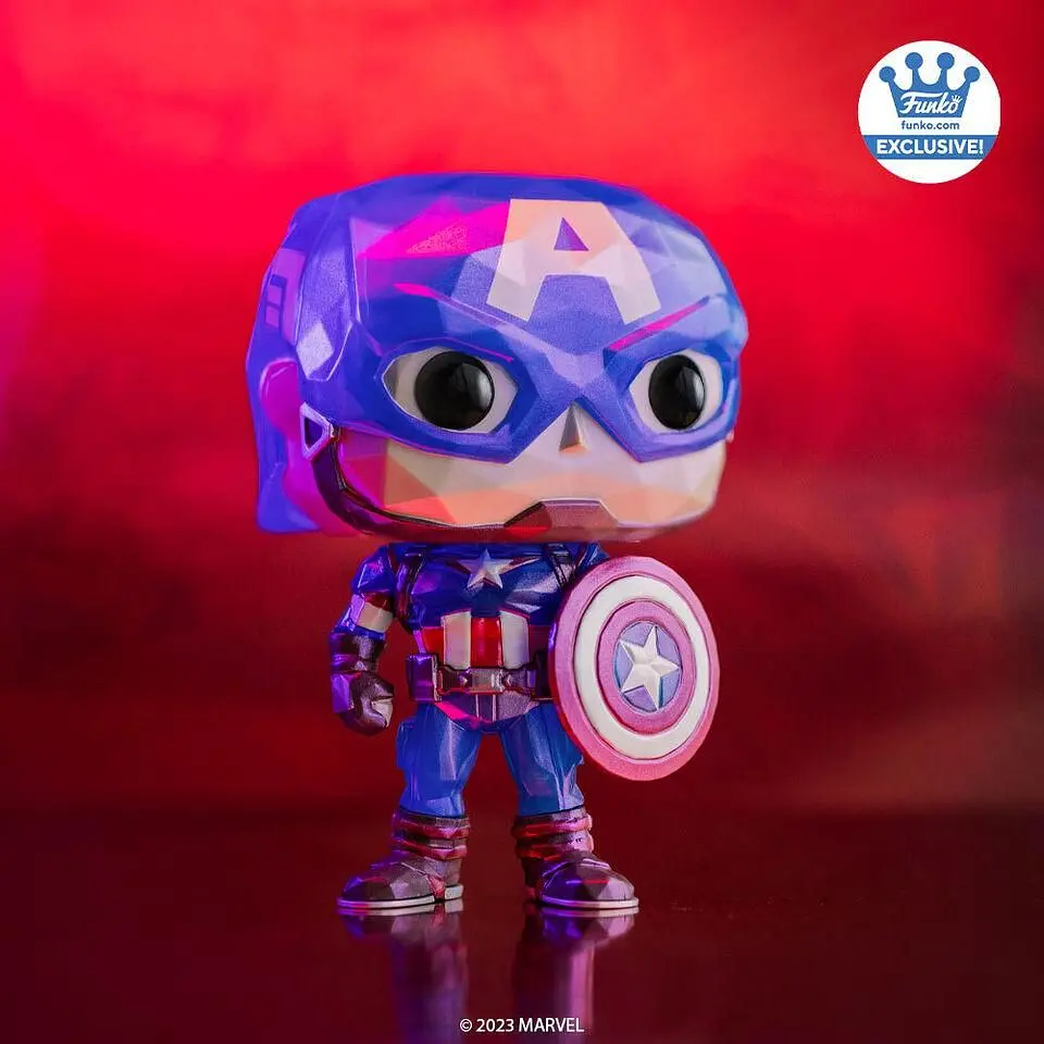 Фигурка Funko Pop Exclusive Фанко Поп Marvel Captain America Марвел Капитан Америка 10 см E M CA 1268 - фото 4