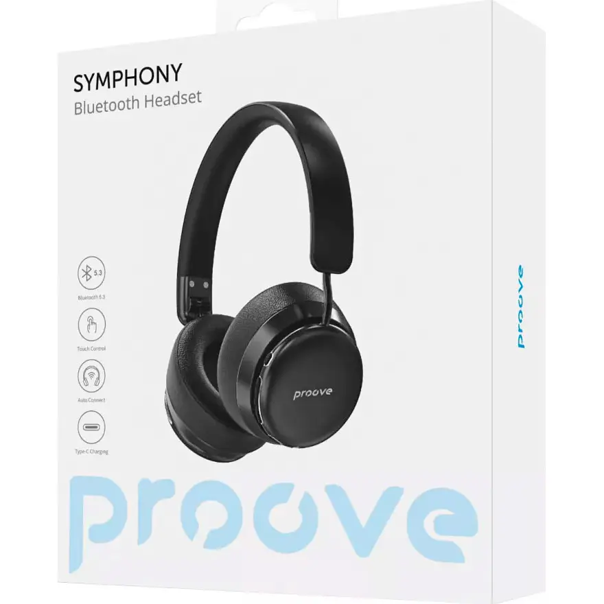 Навушники Proove Symphony Black (HPSY00010001) [104621] - фото 7